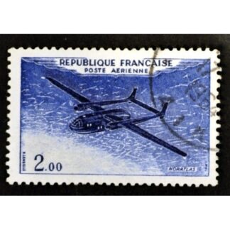 MesTimbres.fr Timbre de France de la poste aérienne N°PA38o Avion & poste aérienne