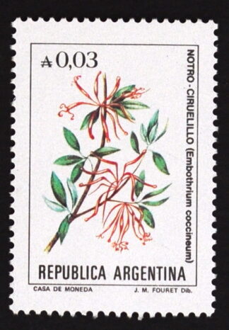 MesTimbres.fr Timbre d’Argentine N°1473** Les fleurs et plantes 7