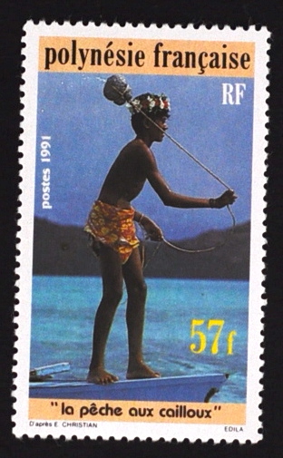 MesTimbres.fr Timbre de Polynésie Française N°391 ** 1992
