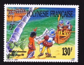 MesTimbres.fr Timbre de Polynésie Française N°409 ** 1992