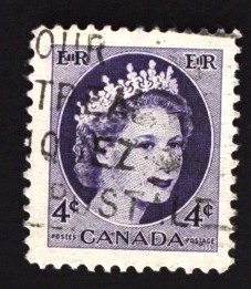 MesTimbres.fr Timbre du Canada N°270 oblitéré 1954