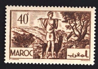 MesTimbres.fr Timbre du Maroc N°171 ** 1939/42