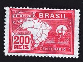 MesTimbres.fr Timbre du Brésil N°190 (*) 1927