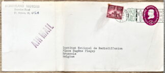 MesTimbres.fr Entier postal sur enveloppe des U.S.A de 1953 Entier postal