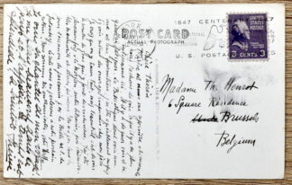 MesTimbres.fr Carte  postale illustrée des U.S.A de 1947 Carte postale & carte lettre