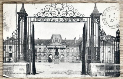 Carte postale illustrée de France.Lunéville