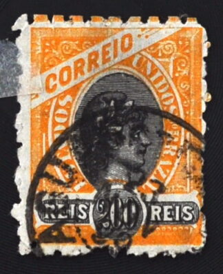 MesTimbres.fr Timbre du Brésil N°83a oblitéré 1894/1904