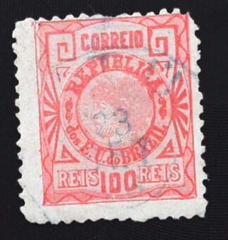 MesTimbres.fr Timbre du Brésil N°78 oblitéré 1893