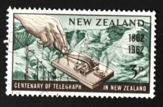 MesTimbres.fr Timbre de Nouvelle Zélande N°409 oblitéré 1962
