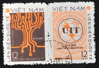 MesTimbres.fr Timbre de la république socialiste du Vietnam N°137A,137B oblitéré 1978