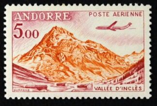 MesTimbres.fr Timbre d’Andorre poste aérienne N°pa7 1961/64