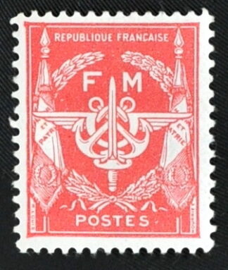 MesTimbres.fr Timbre de France N°FM12** Album Briefmarken rouge