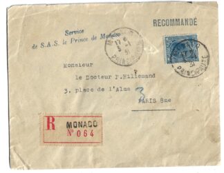 Envellopede S.A.S de Monaco 1931