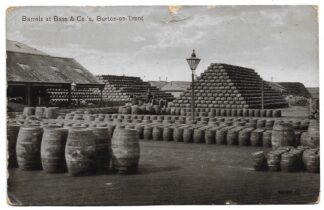 MesTimbres.fr Carte postale illustré Anglaise Barrels at Bass & CO Carte postale & carte lettre
