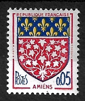 MesTimbres.fr Timbre de France N°1352 neuf 1962