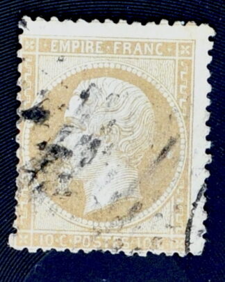 MesTimbres.fr Timbre de France N°21 oblitéré 1862
