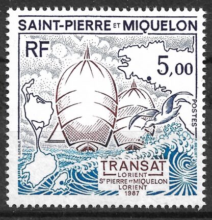 Timbre de Saint-Pierre et Miquelon N°477 neuf**