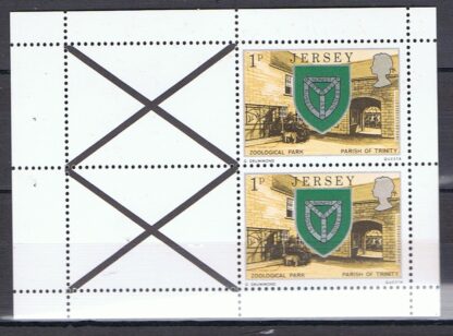 Timbre de Jersey N°126 neuf**  de Carnet  2Val