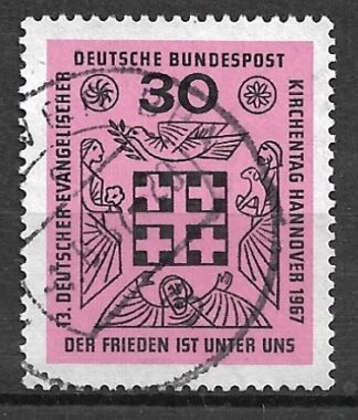 Timbre d'Allemagne fédérale N°401 oblitéré