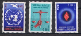 Timbre du Paraguay N°pa261,pa262,pa263 neuf* 3val