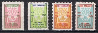 Timbre du Paraguay N°pa257,pa258,pa259,pa260 neuf* 4val