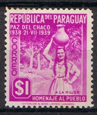 Timbre du Paraguay N°387 neuf*