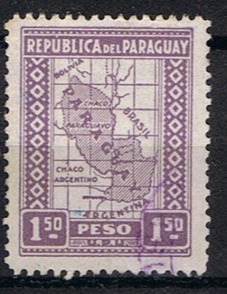 Timbre du Paraguay N°273 oblitéré