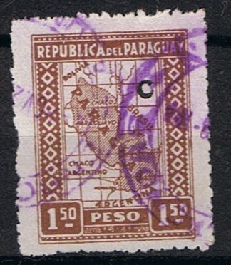 Timbre du Paraguay N°284 oblitéré