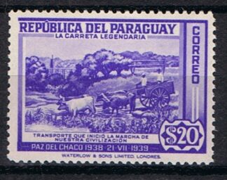 Timbre du Paraguay N°391 neuf*