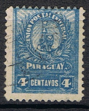 Timbre du Paraguay N°59 oblitéré