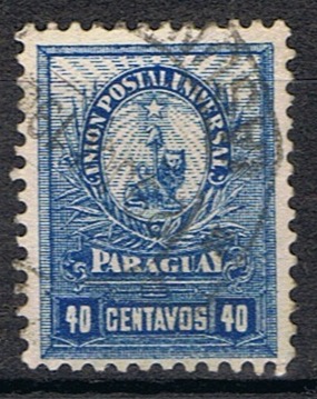 Timbre du Paraguay N°65 oblitéré