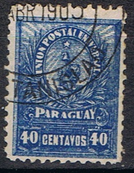 Timbre du Paraguay N°66 oblitéré