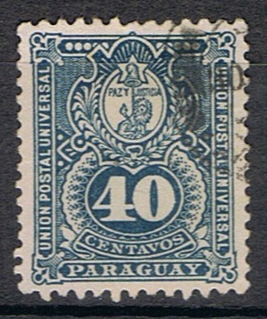 Timbre du Paraguay N°37 oblitéré