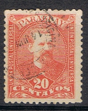 Timbre du Paraguay N°35 oblitéré