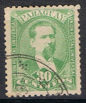 Timbre du Paraguay N°36 oblitéré