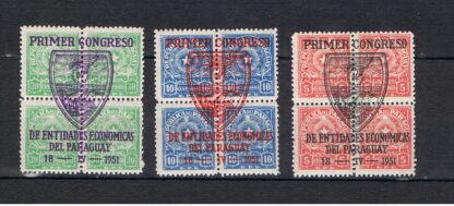 Timbre du Paraguay N°485A,485B,485C neuf*