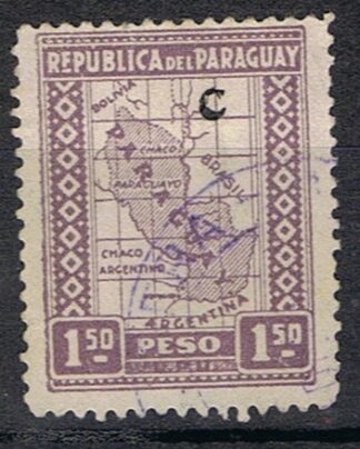 Timbre de service du Paraguay N°285 oblitéré