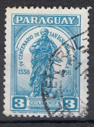 Timbre du Paraguay N°548 oblitéré