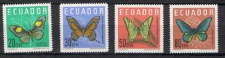 Timbre de l'Equateur N°716,717,718,719 neuf** 4val