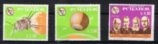 Timbre de l'Equateur N°pa450,pa451,pa452 3val neuf**