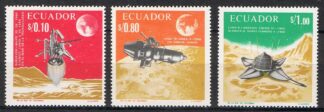 Timbre de l'Equateur N°763,764,765 3val neuf**