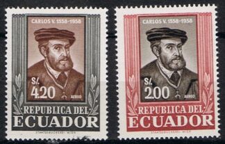 Timbre de l'Equateur N°pa334,pa335 neuf** 2val