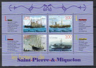 Timbre de Saint-Pierre et Miquelon Bloc feuillet N°bf7 neuf**