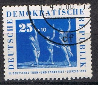 Timbre d'Allemagne orientale N°424 oblitéré