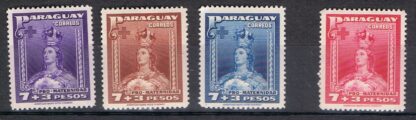 Timbre du Paraguay N°417,418,419,420 4val neuf*