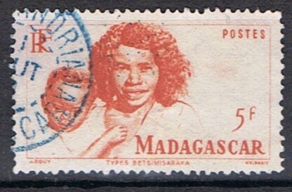 Timbre de Madagascar N°313 oblitéré