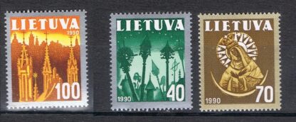 Timbre de Lituanie N°406,407,408 3val neuf**