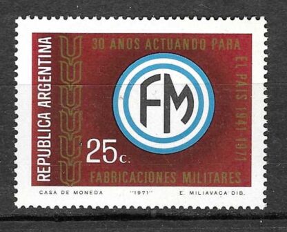 Timbre d'Argentine N°966 neuf**