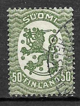 Timbre de Finland N°126 oblitéré