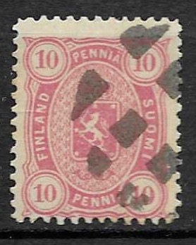 Timbre de Finland N°22 oblitéré